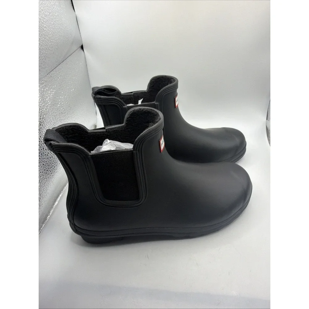HUNTER‎ WOMENS CHELSEA BOOT, HUNTER WOMEN. Size US 10 Black.